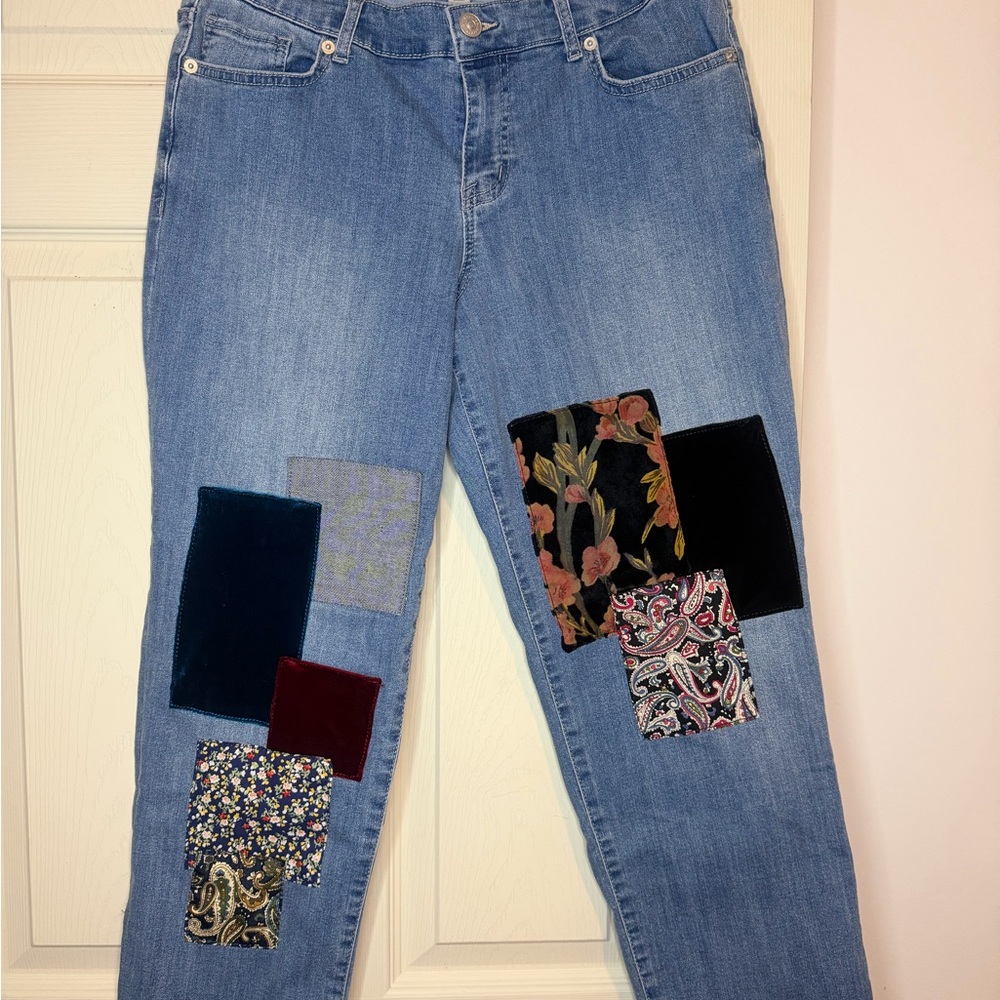 Logo By Lori Goldstein Multicolor Patchwork Boyfr… - image 2